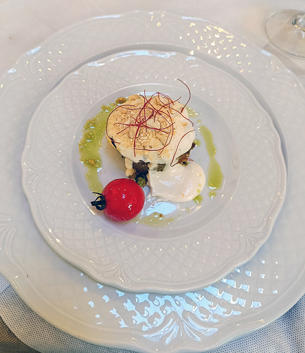 Masseria Agricola Zootecnica Irene: tortino zucchine con fonduta di parmigiano ©beautytudine Masseria Agricola Zootecnica Irene: tortino zucchine con fonduta di parmigiano ©beautytudine