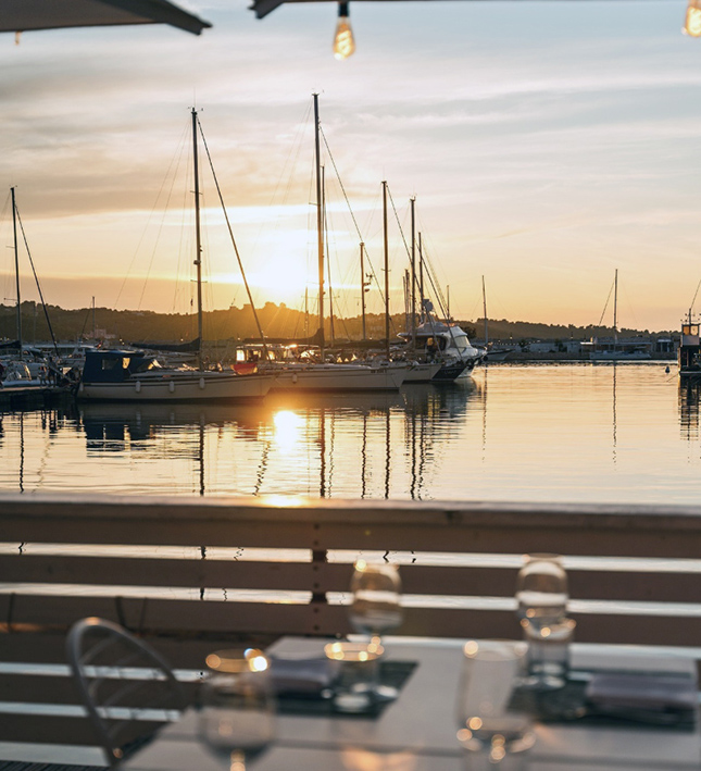 Vista dal ristorante Il Capriccio. Vieste Vista dal ristorante Il Capriccio. Vieste