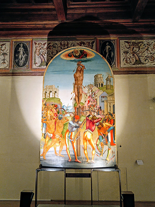 Martirio di San Sebastiano di Luca Signorelli ©beautytudine Martirio di San Sebastiano di Luca Signorelli ©beautytudine