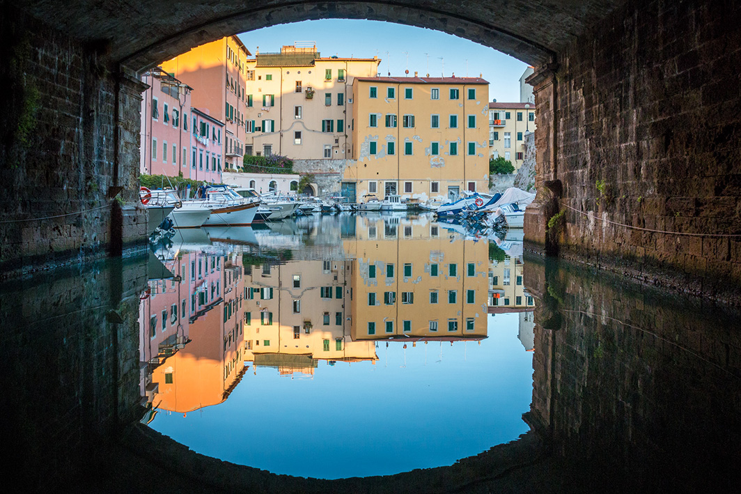 Livorno, vista di Piazza della Repubblica