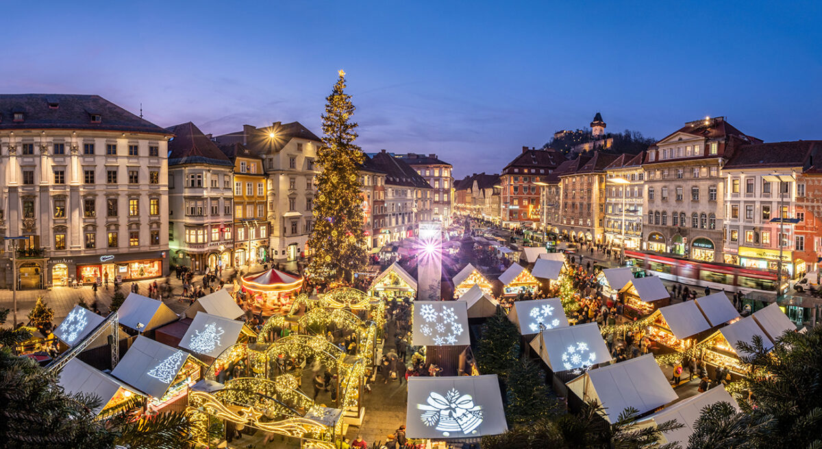 Mercatino di Natale nella Hauptplatz (c) Graz Tourismus - Rene Walte